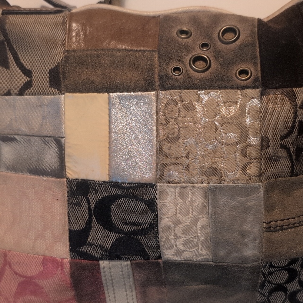 VTG Patchwork Crossbody Bag - Picture 3 of 7